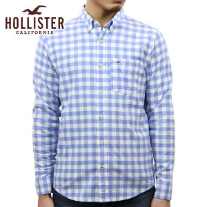 �z���X�^�[ HOLLISTER ���K�i �����Y ���� �{�^���_�E�� �|�v�����V���c Stretch Poplin Shirt Epic Flex