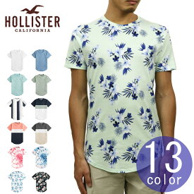 10%OFFセール 【販売期間 4/24 20:00～4/27 9:59】 ホリスター Tシャツ メンズ 正規品 HOLLISTER 半袖Tシャツ カーブヘム クルーネックTシャツ Curved Hem T-Shirt