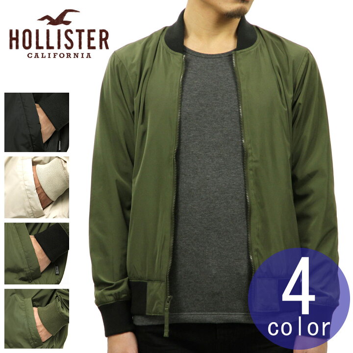 楽天市場 ホリスター ジャケット メンズ 正規品 Hollister アウター ボンバージャケット ウィンドブレーカー Ma 1 Bomber Jacket 22 冬 ブランド品セレクトショップ Mixon