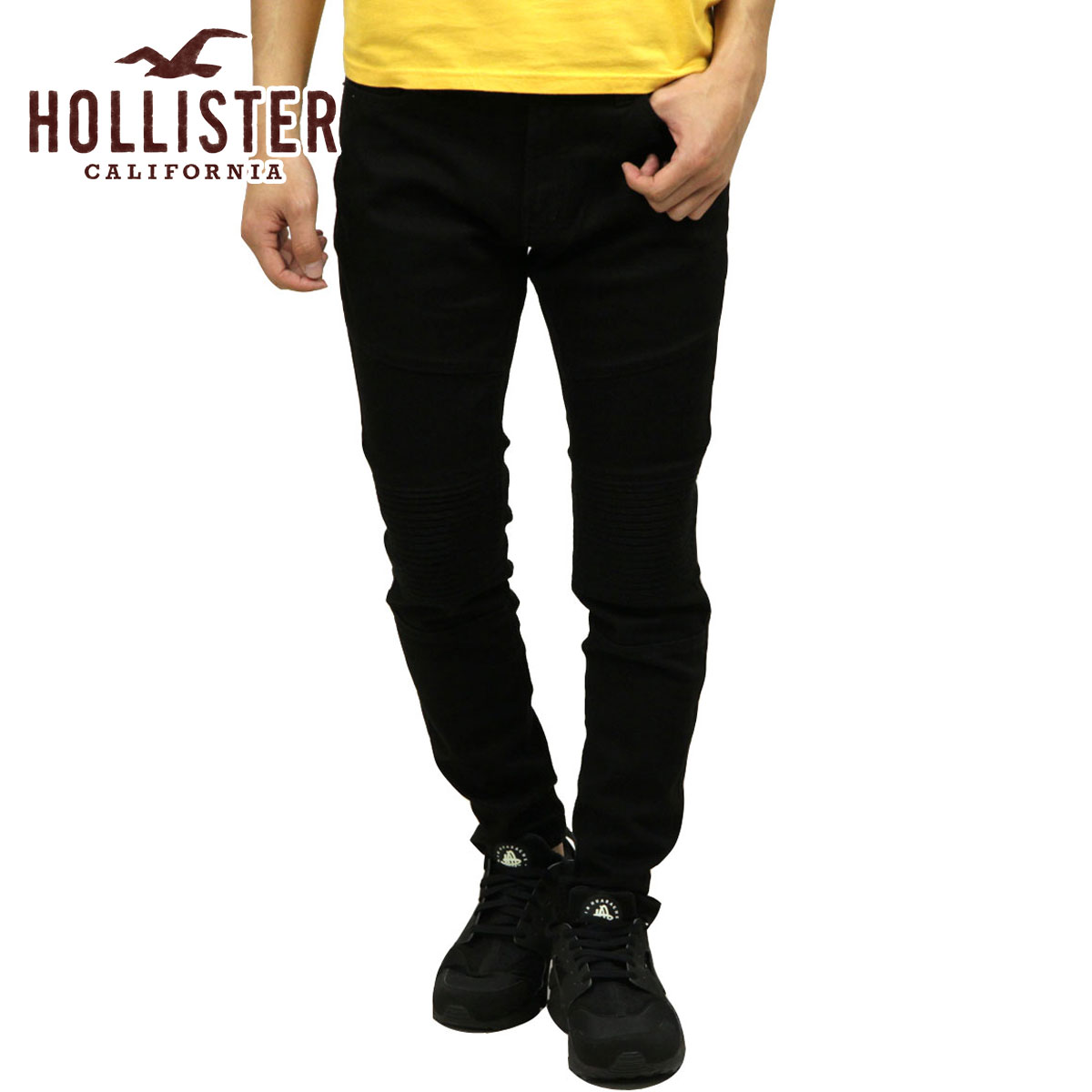 hollister black jeans men