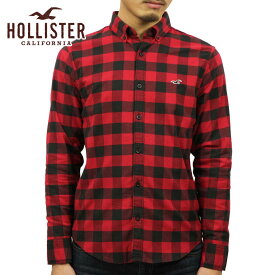 10%OFFクーポンセール 【利用期間 4/24 20:00～4/27 9:59】 ホリスター HOLLISTER 正規品 メンズ ボタンダウン長袖シャツ Stretch Poplin Slim Fit Shirt 325-259-2062-508