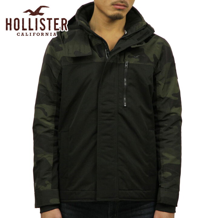 楽天市場 ホリスター アウター メンズ 正規品 Hollister ジャケット フードジャケット Fleece Lined Jacket 332 328 0960 380 ブランド品セレクトショップ Mixon