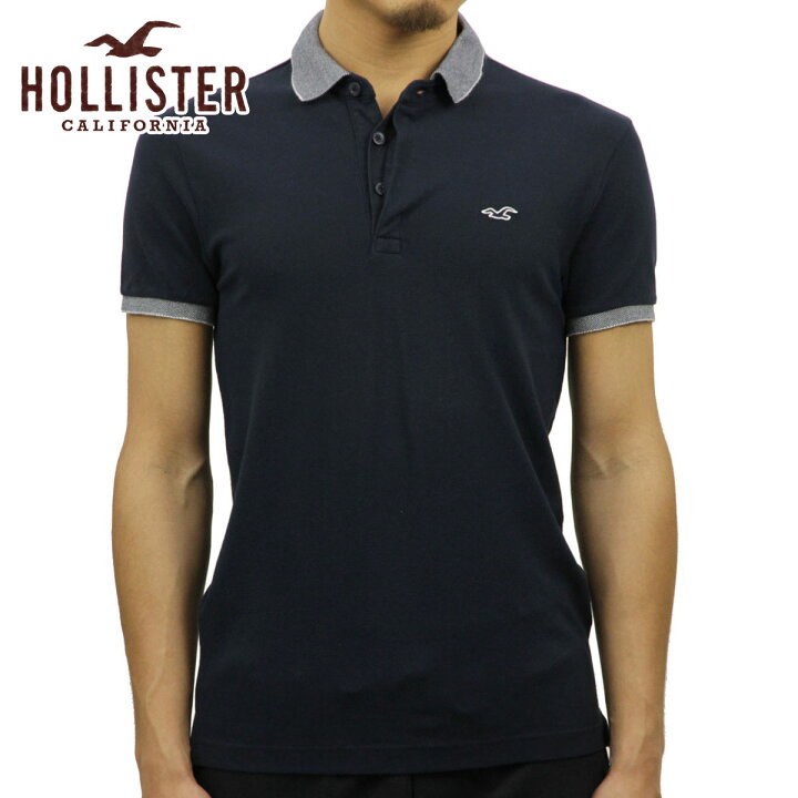 楽天市場 ホリスター ポロシャツ 正規品 Hollister 半袖ポロシャツ Tipped Shrunken Collar Polo 324 224 0664 200 ブランド品セレクトショップ Mixon