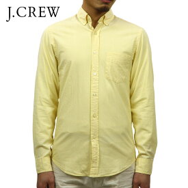 ジェイクルー シャツ メンズ 正規品 J.CREW 長袖シャツ ボタンダウンシャツ B.D SHIRT イエロー D25S35