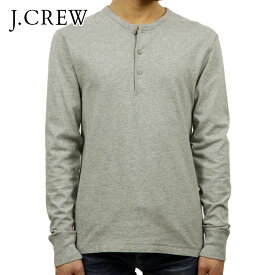 【ポイント10倍 4/24 20:00～4/27 9:59】 ジェイクルー ロンT メンズ 正規品 J.CREW 長袖Tシャツ HEATHERED HENLEY GREY D00S20