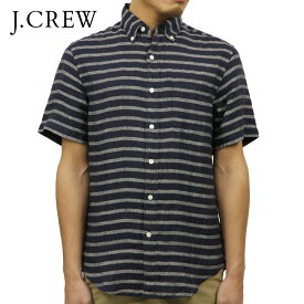 40%OFFセール 【販売期間 4/24 20:00～4/27 9:59】 ジェイクルー シャツ メンズ 正規品 J.CREW 半袖シャツ SHORT-SLEEVE LINEN SHIRT D20S30