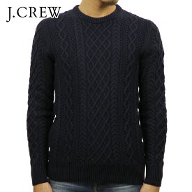 【ポイント10倍 4/24 20:00～4/27 9:59】 ジェイクルー セーター メンズ 正規品 J.CREW FISHERMAN CABLE CREWNECK SWEATER