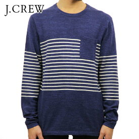 ジェイクルー セーター メンズ 正規品 J.CREW STRIPED CREWNECK SWEATER e6817 D00S20