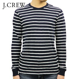 20%OFFセール 【販売期間 4/24 20:00～4/27 9:59】 ジェイクルー Tシャツ ロンT メンズ 正規品 J.CREW ボーダー 長袖Tシャツ LONG-SLEEVE DECK-STRIPED TEXTURED COTTON T-SHIRT C7931 VINTAGE NAVY WHITE