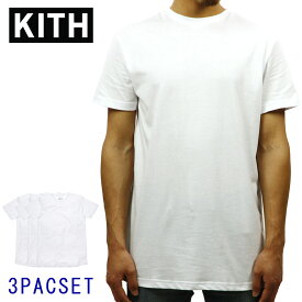 キス Tシャツ 正規品 KITH 半袖Tシャツ KITH UNDERSHIRT 3-PACK KH3170-101 WHITE