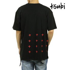 スビ メンズ 半袖Tシャツ 正規販売店 Ksubi クルーネック バックプリント 4 X 4 BIGGIE SHORT SLEEVE TEE BLACK/RED MEX21TE001 BLACK