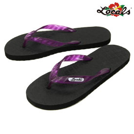 ローカルズ メンズ レディース サンダル 正規販売店 LOCALS ビーチサンダル トングサンダル LOCALS ORIGINAL SLIPPA SANDAL 1350 PURPLE ホワイトデー プレゼント ラッピング