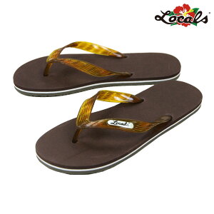 [JY Y fB[X T_ K̔X LOCALS r[`T_ gOT_ LOCALS STRIPE SLIPPA SANDAL 1395 BROWN