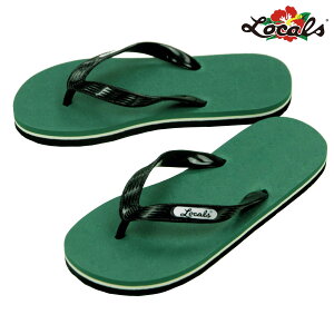 ���[�J���Y �����Y ���f�B�[�X �T���_�� ���K�̔��X LOCALS �r�[�`�T���_�� �g���O�T���_�� LOCALS STRIPE SLIPPA SANDAL 1395 GREEN