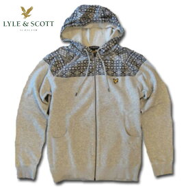ライルアンドスコット LYLE＆SCOTT 正規販売店 FAIRISLE HOOFED SWEATER フーデッドセーター ブレー D35S45