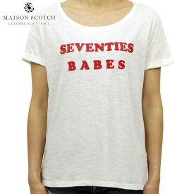 メゾンスコッチ MAISON SCOTCH 正規販売店 レディース 半袖Tシャツ Short sleeve tee with various retro artworks 131231 02 D15S25