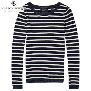]XRb` fB[X TVc T K̔X MAISON SCOTCH TVc Basic pullover with rib details 102206 17 D00S20 NX}X v[g bsO
