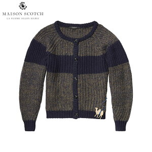 ���]���X�R�b�` MAISON SCOTCH ���K�̔��X ���f�B�[�X �J�[�f�B�K�� Boxy fit cardigan with shaped sleeves. 134103 6B D00S20