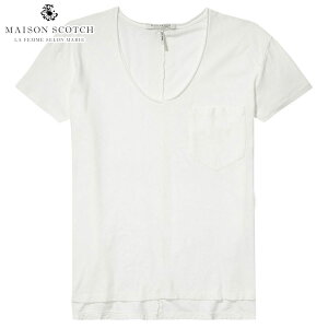�y�|�C���g10�{ 2/4 20:00�`2/10 1:59�z ���]���X�R�b�` MAISON SCOTCH ���K�̔��X ���f�B�[�X ����T�V���c BASIC CHEST POCKET T-SHIRT 137312 1 OFF WHI D00S15 �o�����^�C�� �v���[���g ���b�s���O