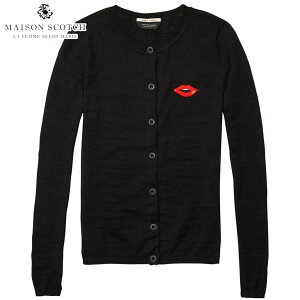20%OFF�N�[�|���Z�[�� �y���p���� 5/9 20:00�`5/16 1:59�z ���]���X�R�b�` MAISON SCOTCH ���K�̔��X ���f�B�[�X �J�[�f�B�K�� CASHMERE MIX CARDIGAN 134917 8 BLACK