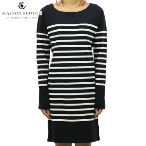 ]XRb` MAISON SCOTCH K̔X fB[X s[X BRETON STRIPED SWEAT DRESS DC 140908 20 41309 COMBO D NX}X v[g bsO