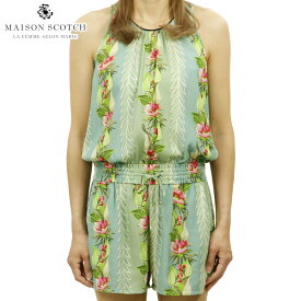 20%OFFクーポンセール 【利用期間 4/24 20:00～4/27 9:59】 メゾンスコッチ MAISON SCOTCH 正規販売店 レディース ワンピース オールインワン POOLSIDE' CAPSULE PRINTED SHORT ALL IN ONE 143499 17 51332 COMBO A