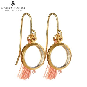 ���]���X�R�b�` MAISON SCOTCH ���K�̔��X �^�b�Z���t���s�A�X EARRINGS WITH TASSEL AND MIRROR CHARM 143853 17 59806 COMBO A
