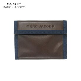 マークジェイコブス MARCJACOBS 正規品 財布 Velcro Billfold ブラウン D20S30