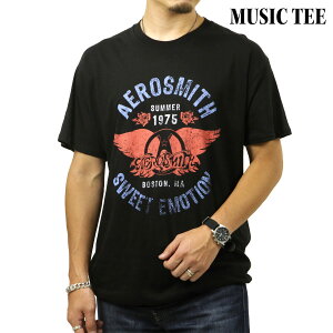 �~���[�W�b�N�e�B �����Y �o���hT�V���c ���K�i MUSIC TEE ���� ���b�NT�V���c �G�A���X�~�X �X�E�B�[�g�E�G���[�V���� AEROSMITH EMOTION BLACK