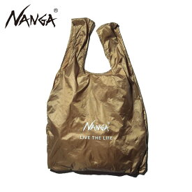 ナンガ バッグ 正規販売店 NANGA エコバッグ コンパクト NANGA POCKETABLE ECO BAG (LIVE THE LIFE) NA2441-3A102 / NA2253-3A205 COYOTE