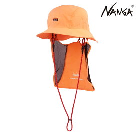 ナンガ メンズ レディース ハット 正規販売店 NANGA ナイロン サンシェードハット 帽子 NYLON TUSSER SUNSHADE HAT NA2221-3B501 S.ORANGE