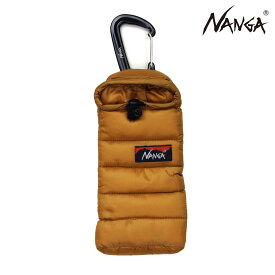 ナンガ メンズ レディース モバイルケース 正規販売店 NANGA スマホ ケース 寝袋 カラビナ付き MINI SLEEPING BAG PHONE CASE NA2253-3A204 GOLD