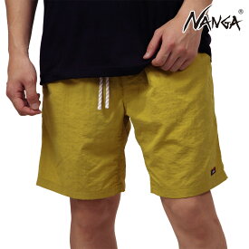 ナンガ メンズ ショートパンツ 正規販売店 NANGA ナイロン ハーフパンツ NYLON TUSSER EASY SHORTS YEL YELLOW NW2321-1I512