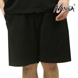 ナンガ メンズ ショートパンツ 正規販売店 NANGA スウェットパンツ ハーフパンツ ECO HYBRID SWEAT SHORTS NW2221-1G204 P.BLK PURE BLACK