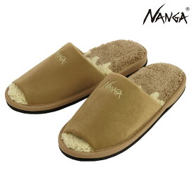 ナンガ メンズ レディース スリッパ 正規販売店 NANGA ロゴ ルームシューズ NANGA RIDGELINE GRADATION ROOM SHOES NZ2454-4F406-B BEG BEIGE