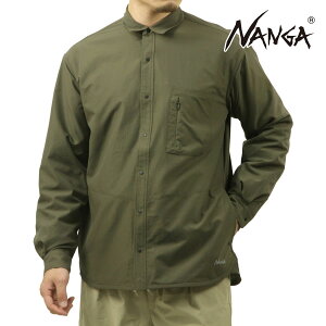 �i���K �����Y �����V���c ���K�̔��X NANGA �{�^���_�E�� DotAir COMFY L/S SHIRT NW2411-1E905 KHA KHAKI