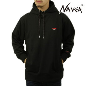 ナンガ メンズ パーカー 正規販売店 NANGA プルオーバー ロゴ フーディー ECO HYBRID MINI BOX LOGO EMBROIDERY SWEAT HOODIE NW2441-1F014 P.BLK BLACK