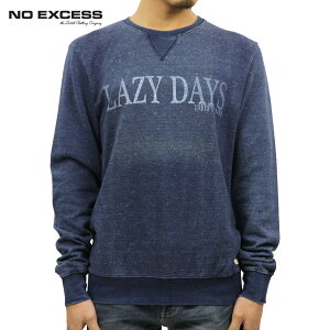 �y�|�C���g10�{ 5/23 20:00�`5/27 1:59�z �m�[�G�N�Z�X �Z�[�^�[ �����Y ���K�̔��X NO EXCESS Sweater R-neck Real indigo chest print 110252 33 D15S25