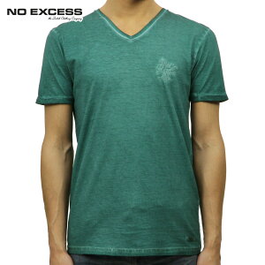 ノーエクセス Tシャツ 正規販売店 NO EXCESS 半袖Tシャツ VネックTシャツ シャツ T-shirt s/sl , V-Neck, cold dyed 320211 157 D15S25