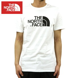 ノースフェイス Tシャツ メンズ 正規品 THE NORTH FACE 半袖Tシャツ クルーネック ロゴTシャツ SHORT SLEEVE EASY TEE NF0A2TX3 TNF WHITE