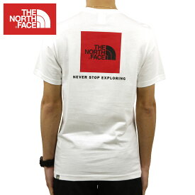 ノースフェイス Tシャツ メンズ 正規品 THE NORTH FACE 半袖Tシャツ クルーネック バックプリント ロゴTシャツ SHORT SLEEVE RED BOX TEE NF0A2TX2 TNF WHITE