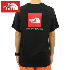ノースフェイス Tシャツ メンズ 正規品 THE NORTH FACE 半袖Tシャツ クルーネック バックプリント ロゴTシャツ SHORT SLEEVE RED BOX TEE NF0A2TX2 TNF BLACK 父の日 プレゼント ラッピング