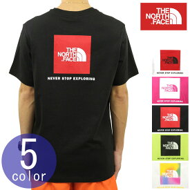 ノースフェイス 半袖Tシャツ メンズ 正規品 THE NORTH FACE ロゴ バックプリント クルーネック SHORT SLEEVE RED BOX TEE NF0A2TX2 父の日 プレゼント ラッピング