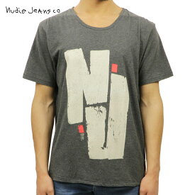 【ポイント10倍 4/14 20:00～4/17 9:59】 ヌーディージーンズ Tシャツ 正規販売店 Nudie Jeans 半袖Tシャツ Round Neck T-Shirt 131260 Greyme