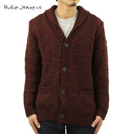 ヌーディージーンズ セーター メンズ 正規販売店 Nudie Jeans カーディガン David Cardigan Wine R08 150144 6008 D15S25