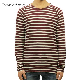 ヌーディージーンズ ロンT メンズ 正規販売店 Nudie Jeans 長袖Tシャツ Otto Raglan 131395 4034 Wine D15S25