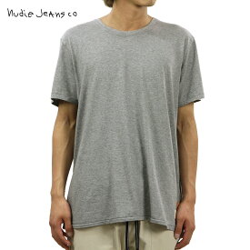 【ポイント10倍 4/14 20:00～4/17 9:59】 ヌーディージーンズ Tシャツ 正規販売店 Nudie Jeans 半袖Tシャツ O-Neck Tee B04 Greymelange 131411