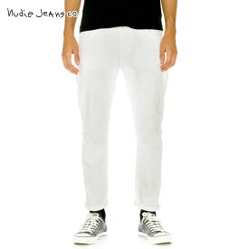 ヌーディージーンズ ジーンズ メンズ 正規販売店 Nudie Jeans ジーパン BRUTE KNUT PITCH WHITE 745 1124180 父の日 プレゼント ラッピング
