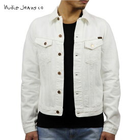 ヌーディージーンズ アウター メンズ 正規販売店 Nudie Jeans ジャケット BILLY DENIM JACKET WHITE W01 160486 D00S15 父の日 プレゼント ラッピング