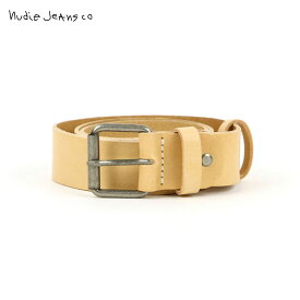 ヌーディージーンズ Nudie Jeans 正規販売店 メンズ ベルト PEDERSSON LEATHER BELT NATURAL B12 180747